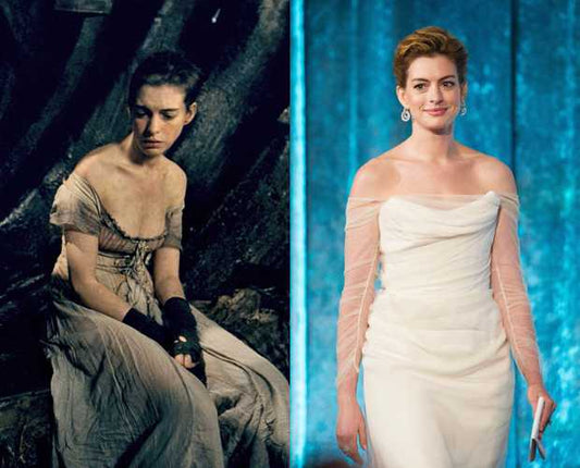 Anne Hathaway’s Weight Loss - comparison image