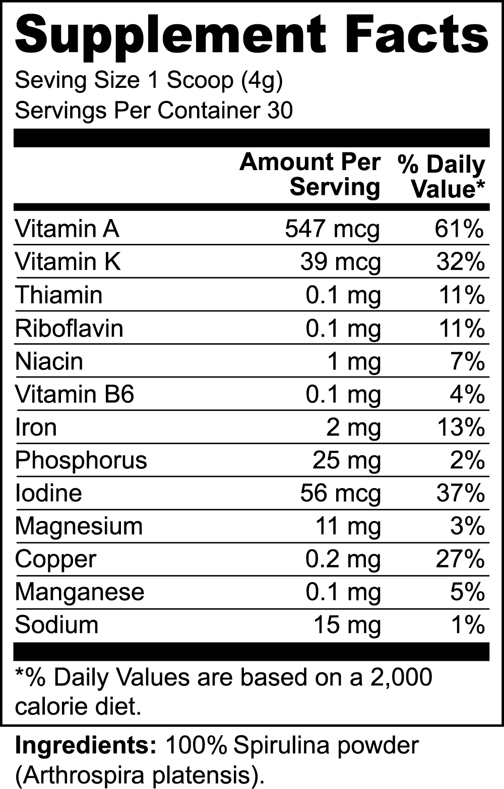 GetFitUp® Spirulina Powder getfitup.com