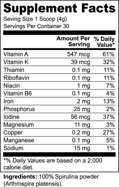 GetFitUp® Spirulina Powder getfitup.com