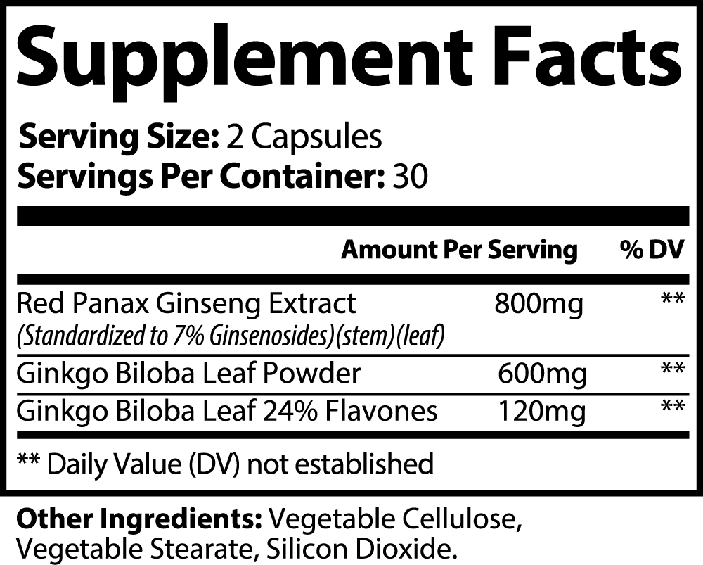 Ginkgo Biloba & Ginseng